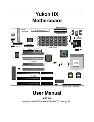 Yukon HX Motherboard User Manual Ver 2.0 - Elhvb.com