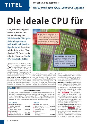 05/99: Die ideale CPU - HAK HAS HLW Landeck