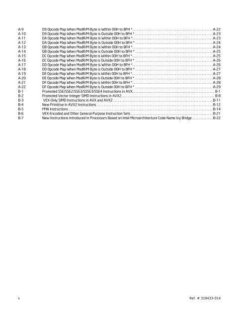 Intel® Architecture Instruction Set Extensions Programming Reference