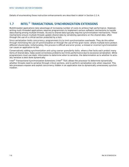 Intel® Architecture Instruction Set Extensions Programming Reference