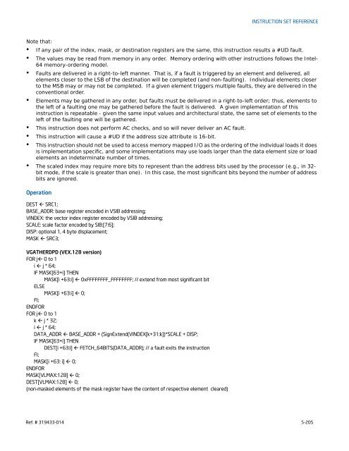 Intel® Architecture Instruction Set Extensions Programming Reference