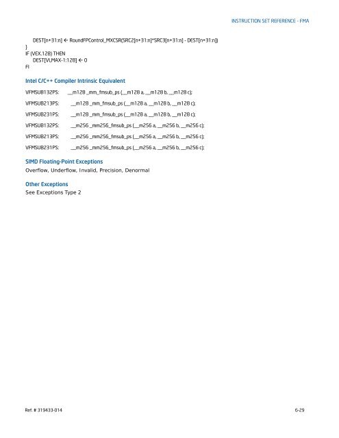 Intel® Architecture Instruction Set Extensions Programming Reference