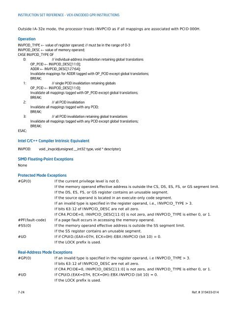 Intel® Architecture Instruction Set Extensions Programming Reference