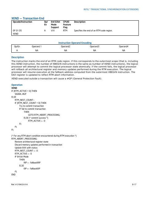 Intel® Architecture Instruction Set Extensions Programming Reference