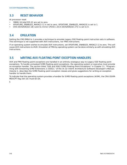 Intel® Architecture Instruction Set Extensions Programming Reference