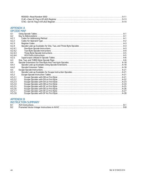 Intel® Architecture Instruction Set Extensions Programming Reference