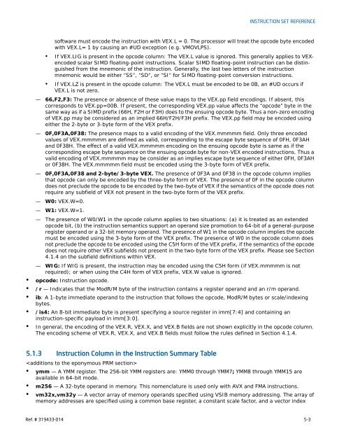 Intel® Architecture Instruction Set Extensions Programming Reference