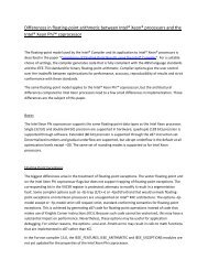 Differences in floating-point arithmetic between Intel® Xeon ...