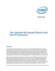 Title: Using Intel® MKL Automatic Offload on Intel® Xeon Phi ...
