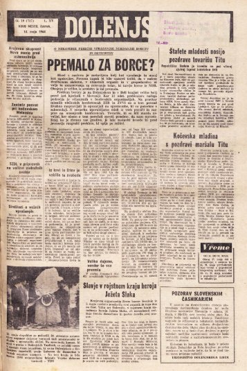 14. maj 1964 (št. 737) - Dolenjski list