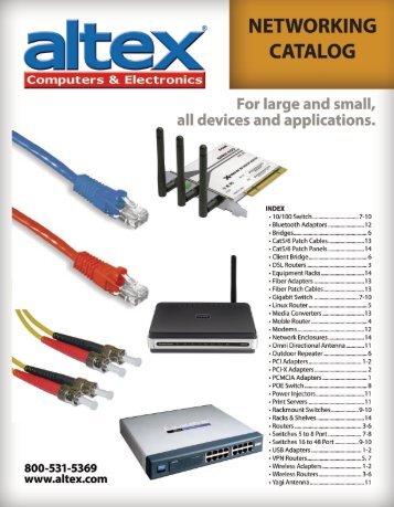 Download The Altex 2012 Network Catalog (in pdf