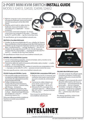 2-PORT MINI KVM SWITCH INSTALL GUIDE - Produktinfo.conrad.com