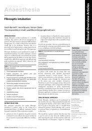 Fibreoptic intubation (Update_2011) - Update in Anaesthesia