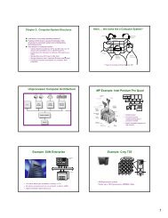 Uniprocessor Computer Architecture MP Example: Intel Pentium Pro ...