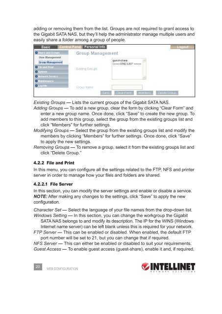 INTELLINET Gigabit SATA NAS - PCDeacitec