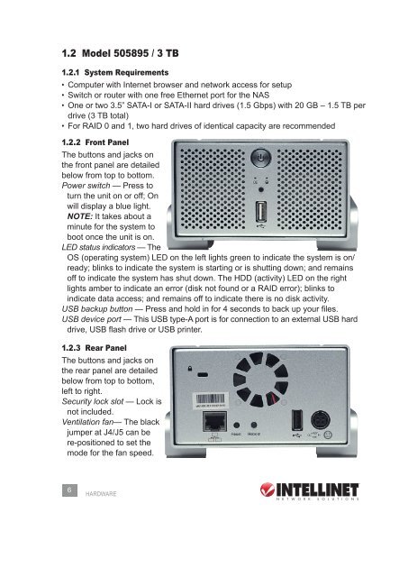 INTELLINET Gigabit SATA NAS - PCDeacitec