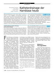 Katheterdrainage der Harnblase heute