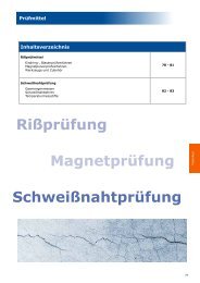 Rißprüfung Schweißnahtprüfung Magnetprüfung - Zultner