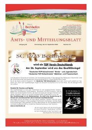 Mitteilungsblatt vom 24.09.2009 - Markt Bechhofen