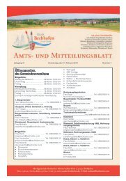 Amts - Markt Bechhofen