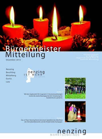 Bürgermeistermitteilung 12/04 - Marktgemeinde Nenzing