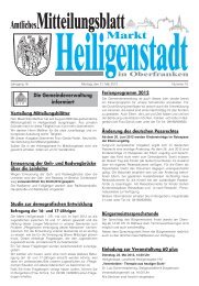 Mitteilungsblatt Nr. 10 vom 21.05.2012 - Markt Heiligenstadt