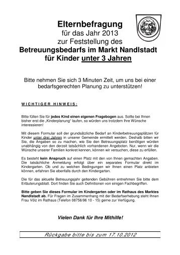 Und hier der Fragebogen zum Download! - Markt Nandlstadt