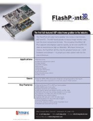 FlashPoint 3D Plus spec sheet