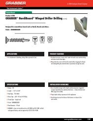 Product 290 Grabber HardiBoard Winged Drill Screw Technical