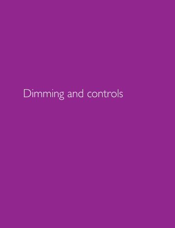 Dimming and controls - Lightolier