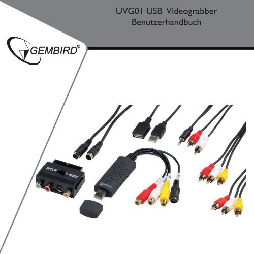 UVG01 USB Videograbber Benutzerhandbuch - Gembird Europe BV
