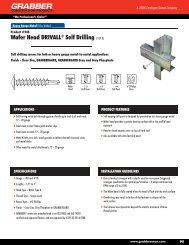 Product 248 Wafer Head Drivall Self Drilling Screw - Grabber ...