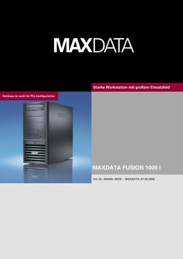 MAXDATA FUSION 1000 I