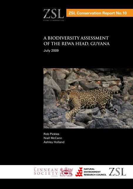 Biodiversity of the Rewa Head B Zoological Society of London ...