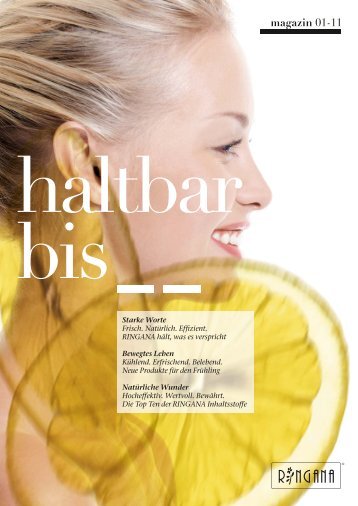 magazin 01-11 - Frische Kosmetik