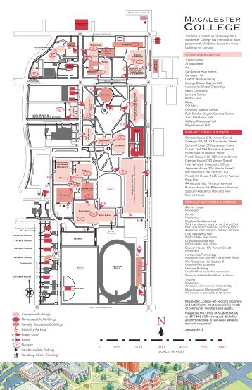 Accessibility map - Macalester College