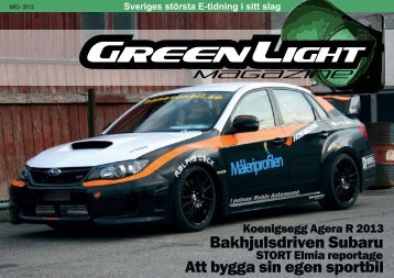 Sveriges största E-tidning i sitt slag - GreenLight Magazine