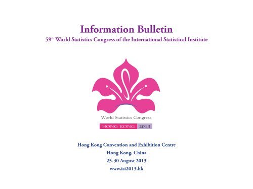 Information Bulletin - World Statistics Congress