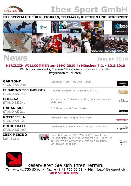 Ibex Sport Gmbh News Januar 2010