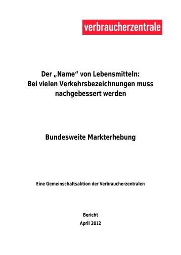 Untersuchung - Verbraucherzentrale Niedersachsen