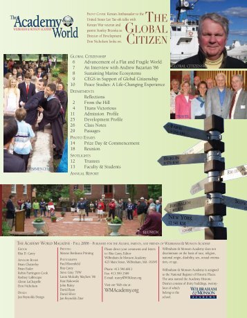 THE GLOBAL CITIZEN - Wilbraham & Monson Academy