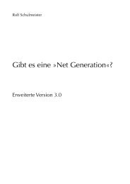 “Gibt es eine Net Generation?” (PDF) - ZHW - Universität Hamburg