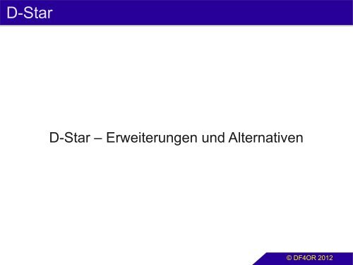 D-Star Einführung