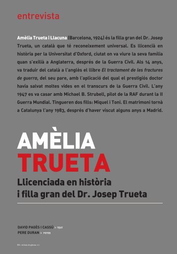 Llicenciada en història i filla gran del Dr. Josep ... - Revista de Girona