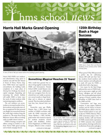 Harris Hall Marks Grand Opening - HMS School