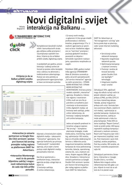 Broj: 34 jun 2009 - ICT magazin BIT