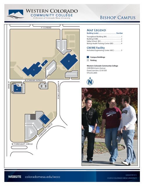 Colorado Mesa University Campus Map - Maping Resources