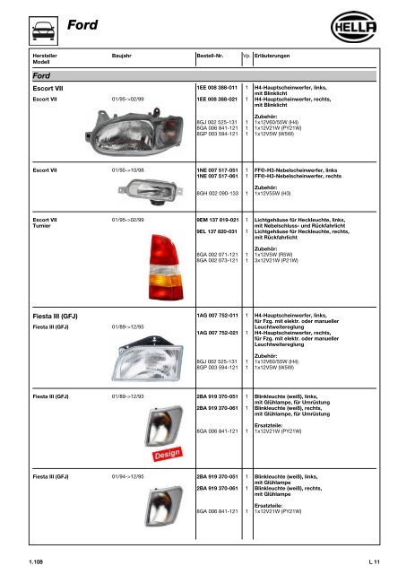 Hella Beleuchtung 2011/2012 - Technomag