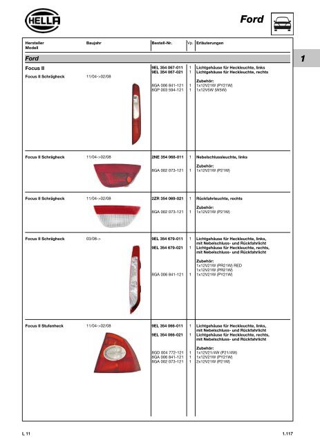 Hella Beleuchtung 2011/2012 - Technomag