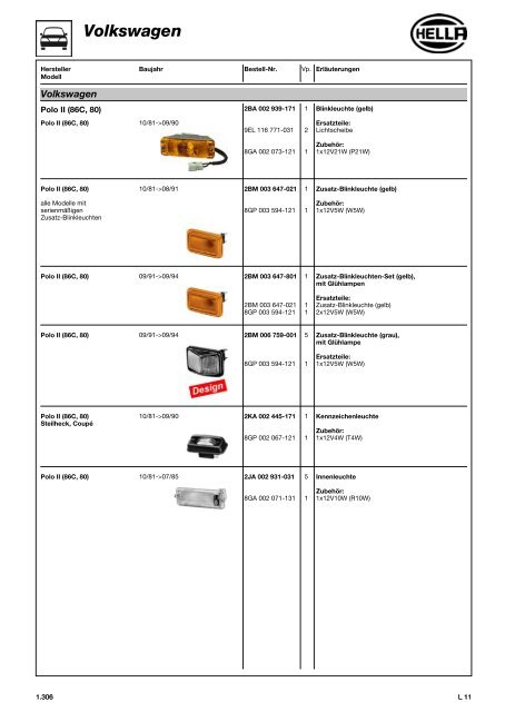 Hella Beleuchtung 2011/2012 - Technomag